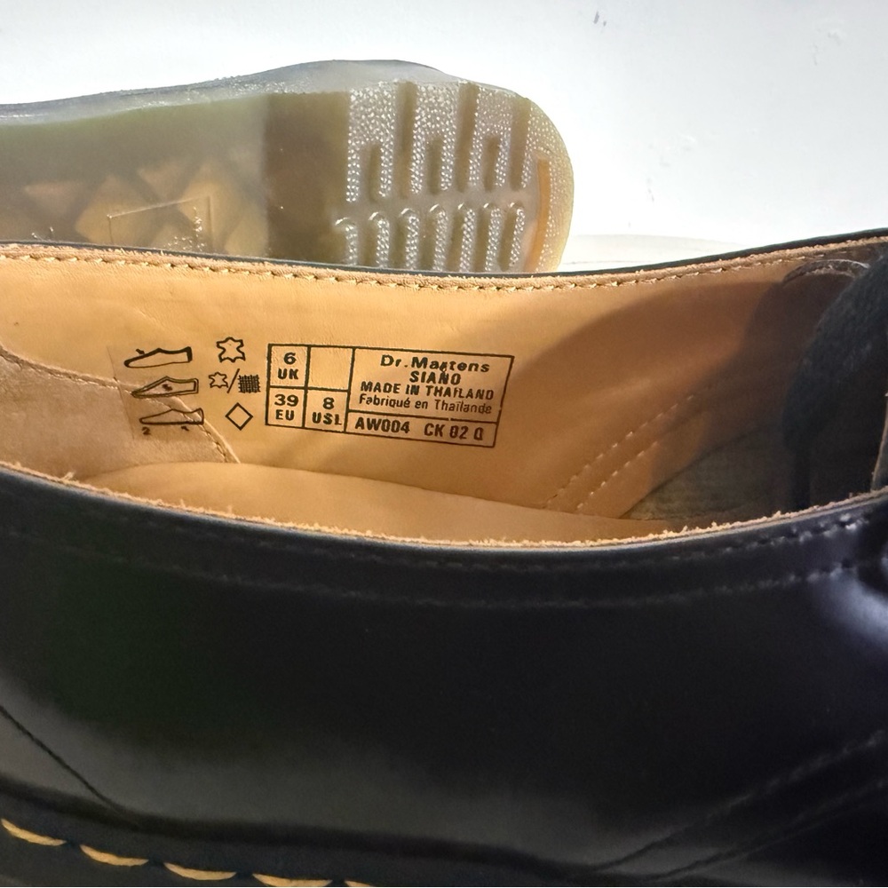 Dr. Martens Black Leather Oxfords - Picture 4 of 4